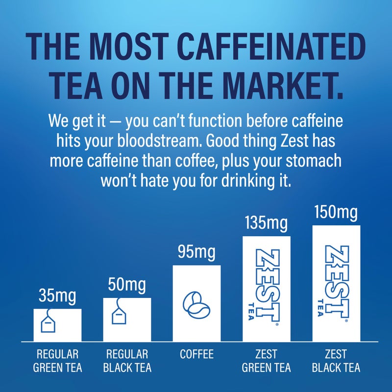 Zest High Caffeine Black Tea Bags - Earl Grey Energy Tea with Natural Bergamot - 150mg Caffeine per Cup - Focus & Morning Breakfast Tea for Energy - Caffeinated Coffee Substitute - 15Ct Box - Image 4