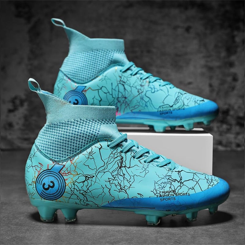 DISRATEBLU Kids Soccer Shoes Boys Football Cleats Professional Athletic Outdoor Trainning Football Shoes Youth Girl Turf Soccer Cleats - Image 3