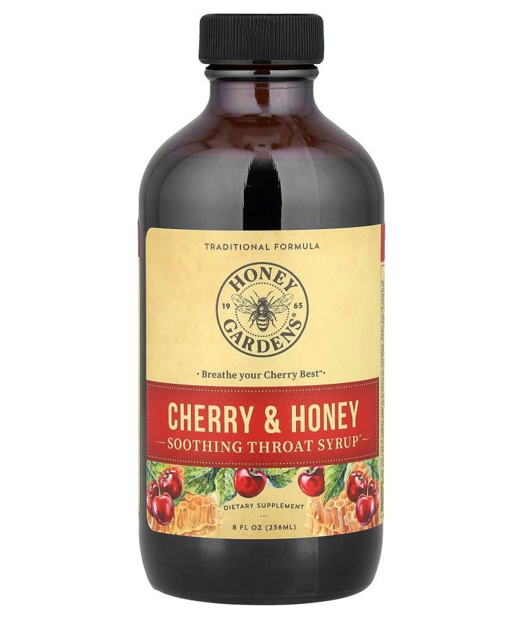 Soothing Throat Syrup Cherry & Honey 8 fl oz (236 ml)