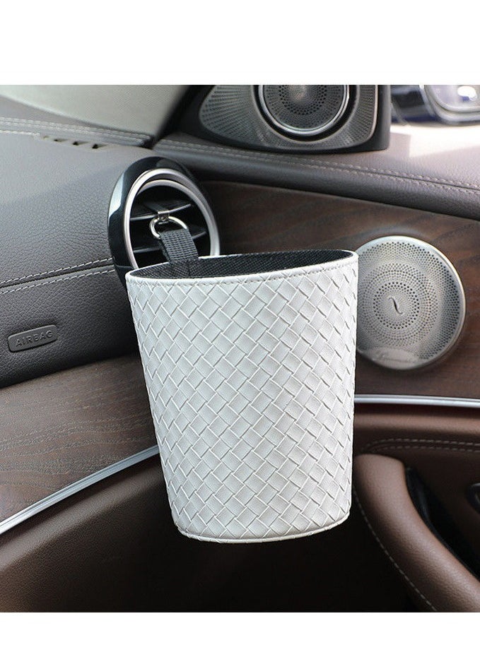 Car Trash Can, Car Trash Bag, Car dustbin, Waterproof Garbage Can, Multipurpose Trash Bin for Car, Diamond