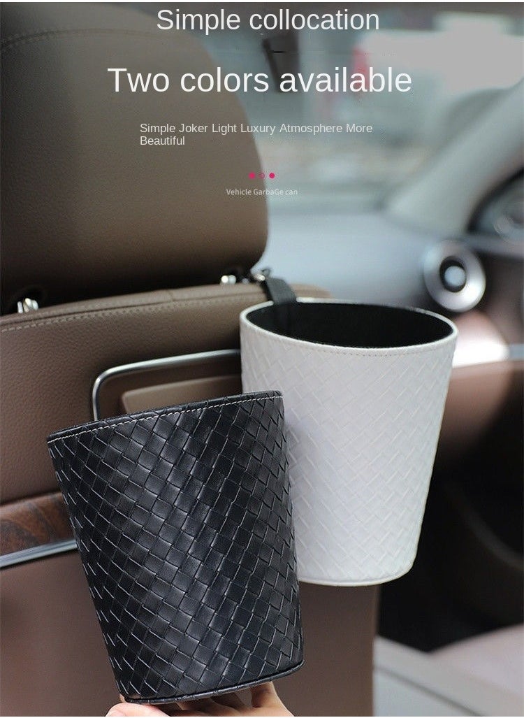Car Trash Can, Car Trash Bag, Car dustbin, Waterproof Garbage Can, Multipurpose Trash Bin for Car, Diamond