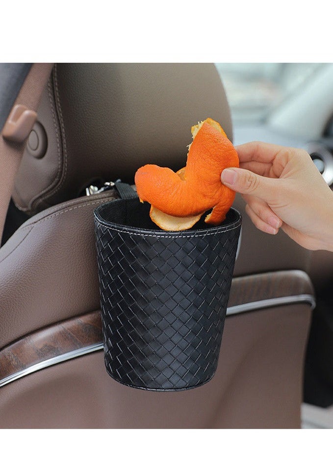 Car Trash Can, Car Trash Bag, Car dustbin, Waterproof Garbage Can, Multipurpose Trash Bin for Car, Diamond