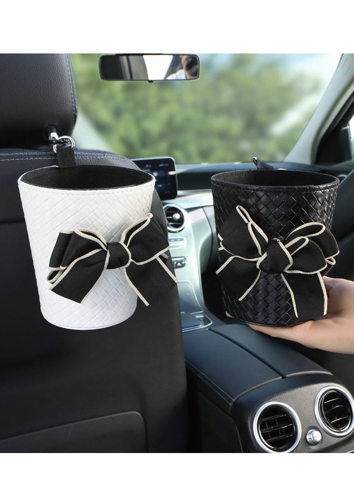 Car Trash Can, Car Trash Bag, Car dustbin, Waterproof Garbage Can, Multipurpose Trash Bin for Car, Diamond