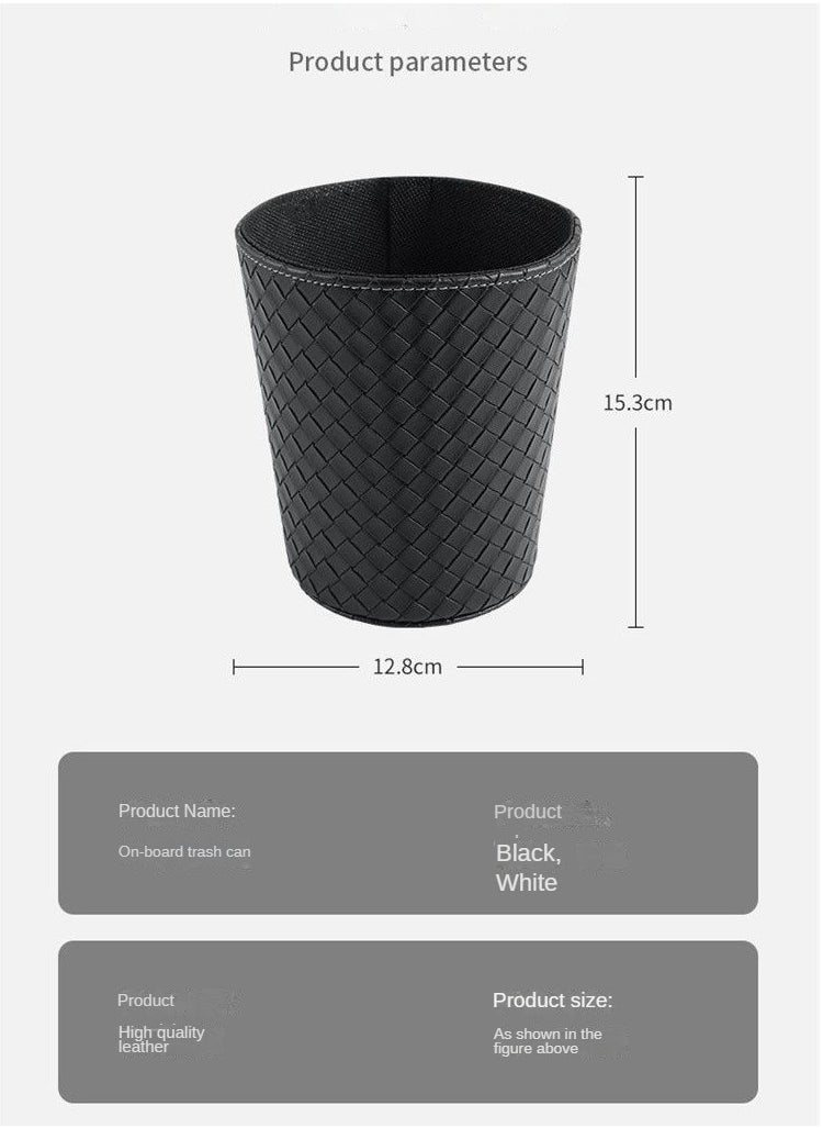 Car Trash Can, Car Trash Bag, Car dustbin, Waterproof Garbage Can, Multipurpose Trash Bin for Car, Diamond