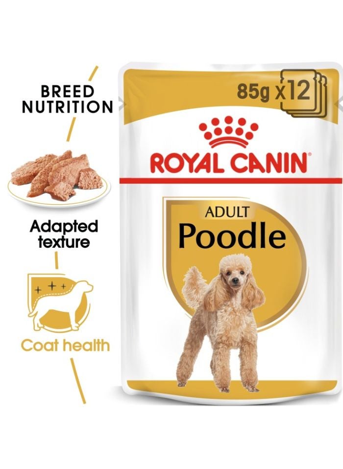 ROYAL CANIN Breed Health Nutrition Poodle Adult (WET FOOD - Pouches) 12 x 85g - Image 1