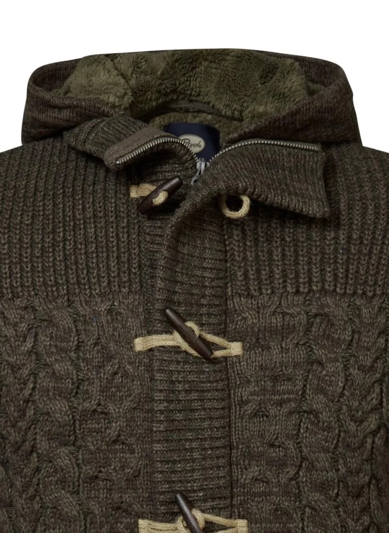 Petrol Industries Men Knitwear Hooded Cardigan