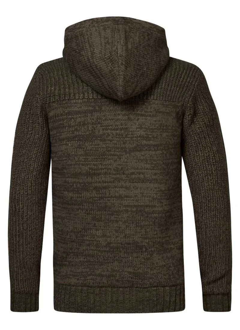 Petrol Industries Men Knitwear Hooded Cardigan