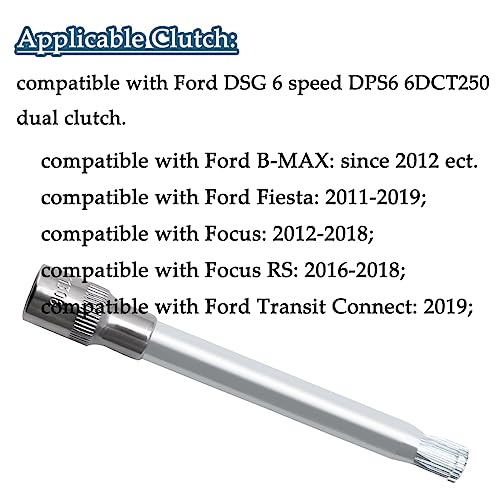 XTPTFABS Gearbox Clutch Motor Electromechanical Unit Unlocking Tool Dual Clutch Transmission Clutch Motor Electromechanical Unit Unlock Tool 14 Spline with 1/4" Drive fit for Ford Mercedes Chery Geely - Image 3