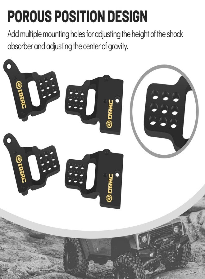 OGUNKE OGRC Brass Multi-Hole Shock Mount Adjustable Shock Tower Front & Rear Shock Bracket for TRX4M 1/18 RC Crawler Car - 46g - Image 4