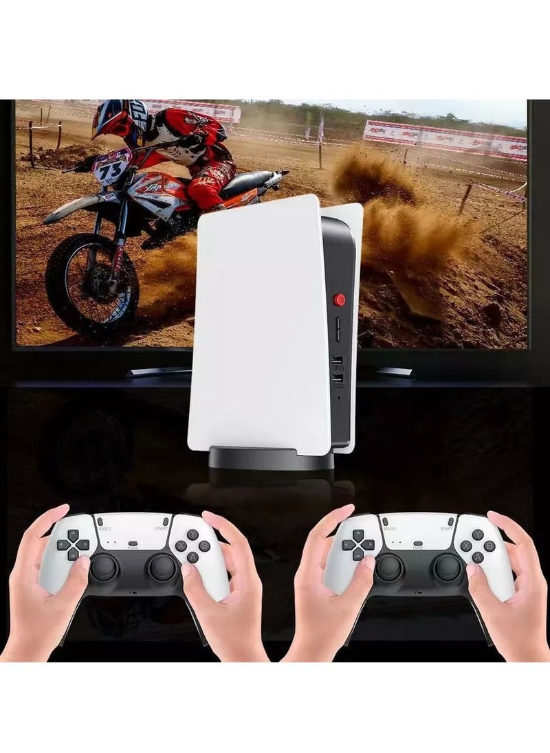 MOCOM - M5 Video Game Box With Consoles 2.4G Wireless Controller Game Station, 4K HD Output Retro Classic Video Game Console upto 15000 Games Arcade Game Station - Image 1