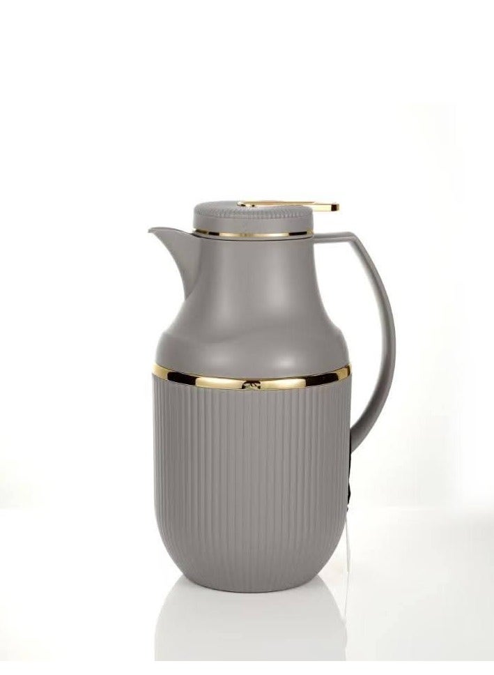 Oxford Grey Ribbed Thermos OXF 89