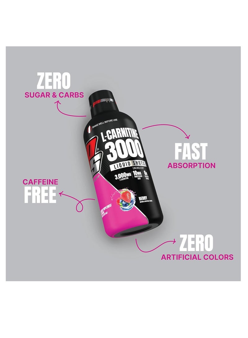 PROSUPPS Vanish L-Carnitine 3000 Liquid Shots Berry - Image 4