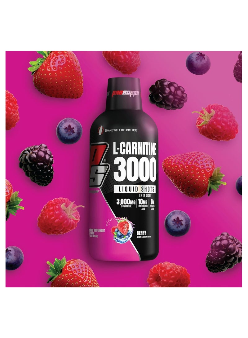 PROSUPPS Vanish L-Carnitine 3000 Liquid Shots Berry - Image 5