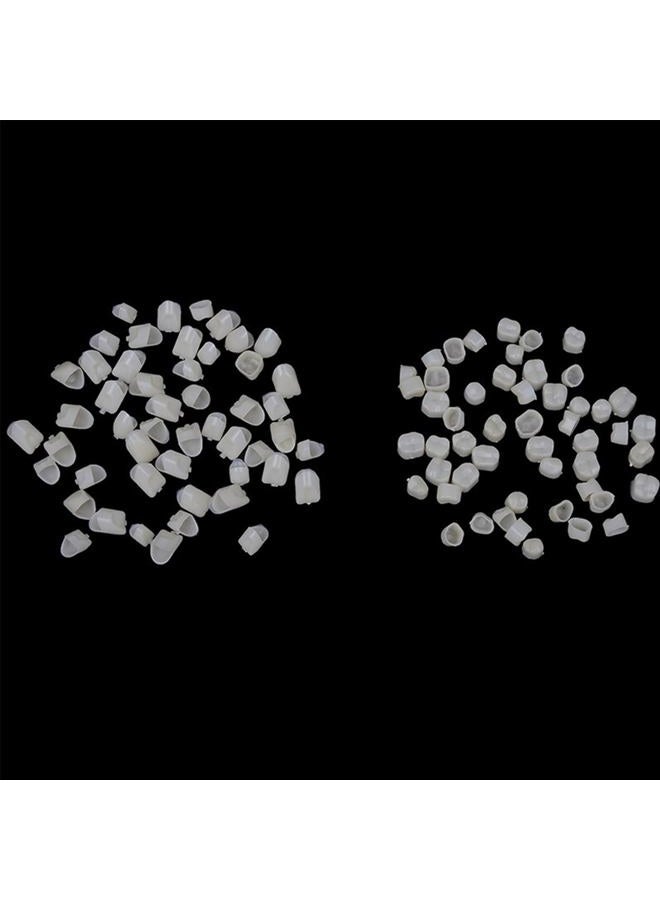 Ceonam 120 قطعة تاج أسنان مؤقتة غلاف الأسنان الأمامية والخلفية والأضراس مع حبيبات حرارية لإصلاح الأسنان المفقودة أو المكسورة - Image 3