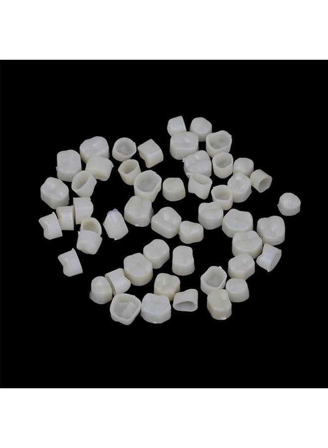 Ceonam 120 قطعة تاج أسنان مؤقتة غلاف الأسنان الأمامية والخلفية والأضراس مع حبيبات حرارية لإصلاح الأسنان المفقودة أو المكسورة - Image 4