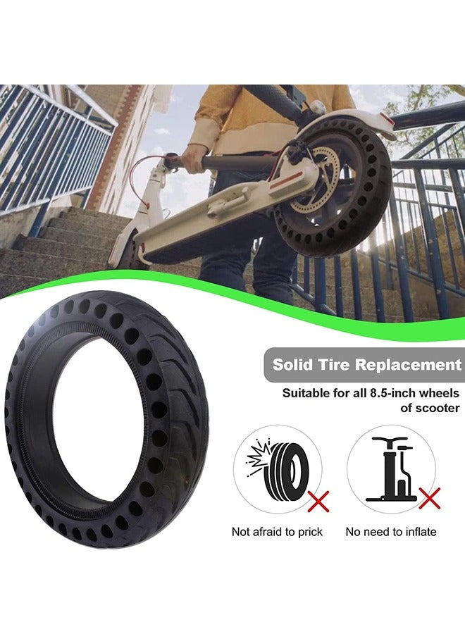 Generic 2 Pieces Solid Tyre Compatible with 8.5'' Electric Scooter - 8 1/2 X 2 Spare Solid Tires, Scooter Tires Acessories for the Xiaomi M365 / Mi Pro 2 / Cecotec, And All 8.5 -Inch Scooter  - Image 2