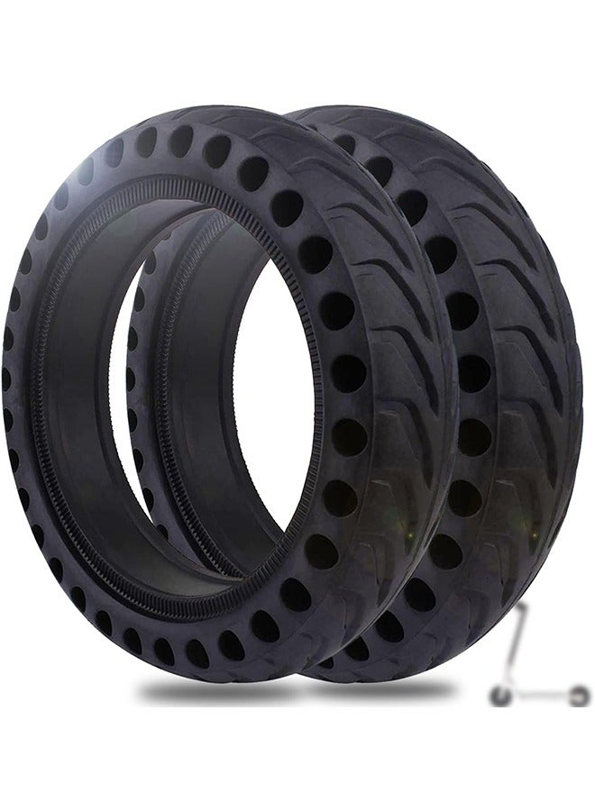 Generic 2 Pieces Solid Tyre Compatible with 8.5'' Electric Scooter - 8 1/2 X 2 Spare Solid Tires, Scooter Tires Acessories for the Xiaomi M365 / Mi Pro 2 / Cecotec, And All 8.5 -Inch Scooter  - Image 1