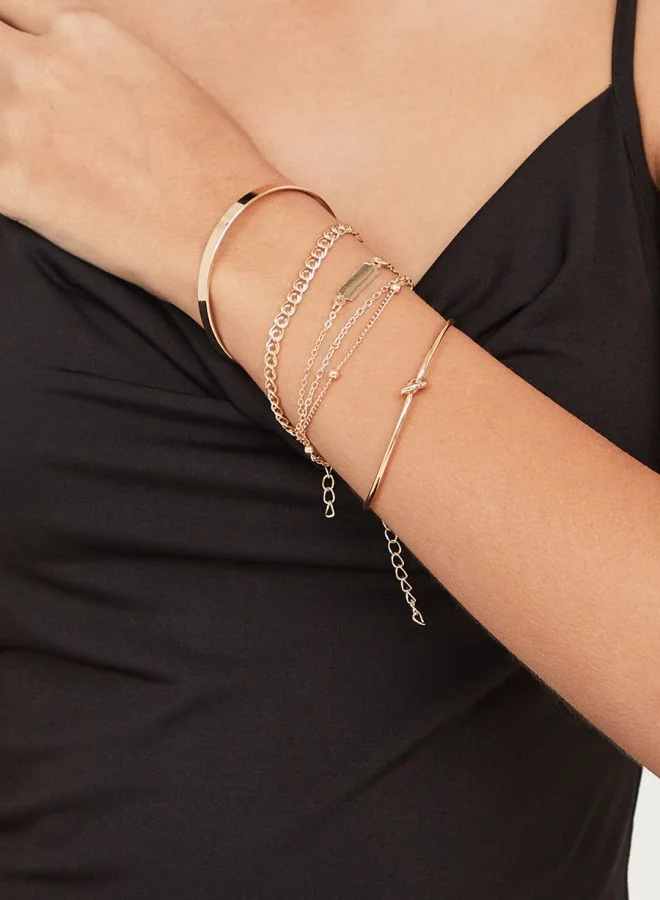 Styli Set of 5 - Bar Detail Assorted Bracelet