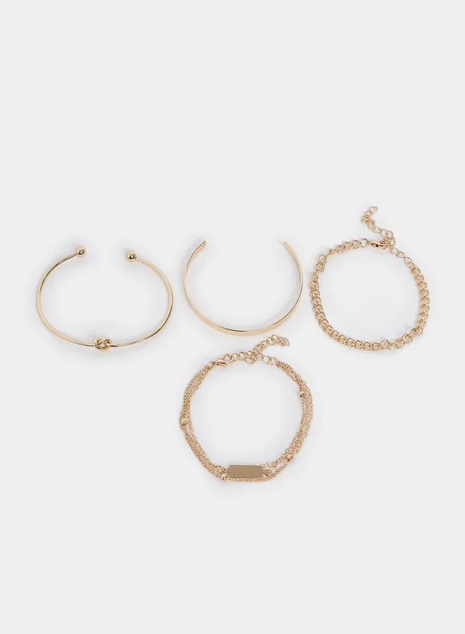 Styli Set of 5 - Bar Detail Assorted Bracelet