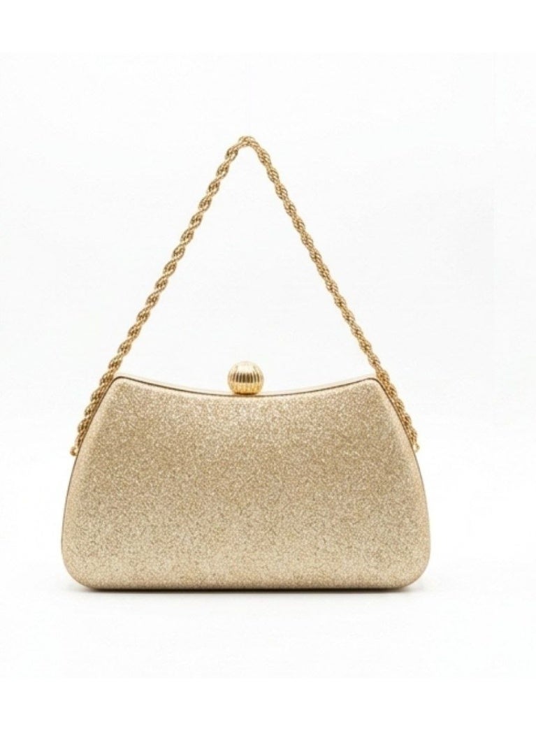 Women's handbag and crossbody bag adorned with sparkling crystal rhinestones and sequins; a perfect handbag for weddings and proms. - Image 4