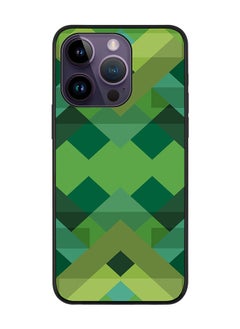 Stylizedd Rugged Black edge case for Apple iPhone 14 Pro Slim fit Soft Case Flexible Rubber Edges Anti Drop TPU Gel Thin Cover - Geometric Reflections  - Image 1
