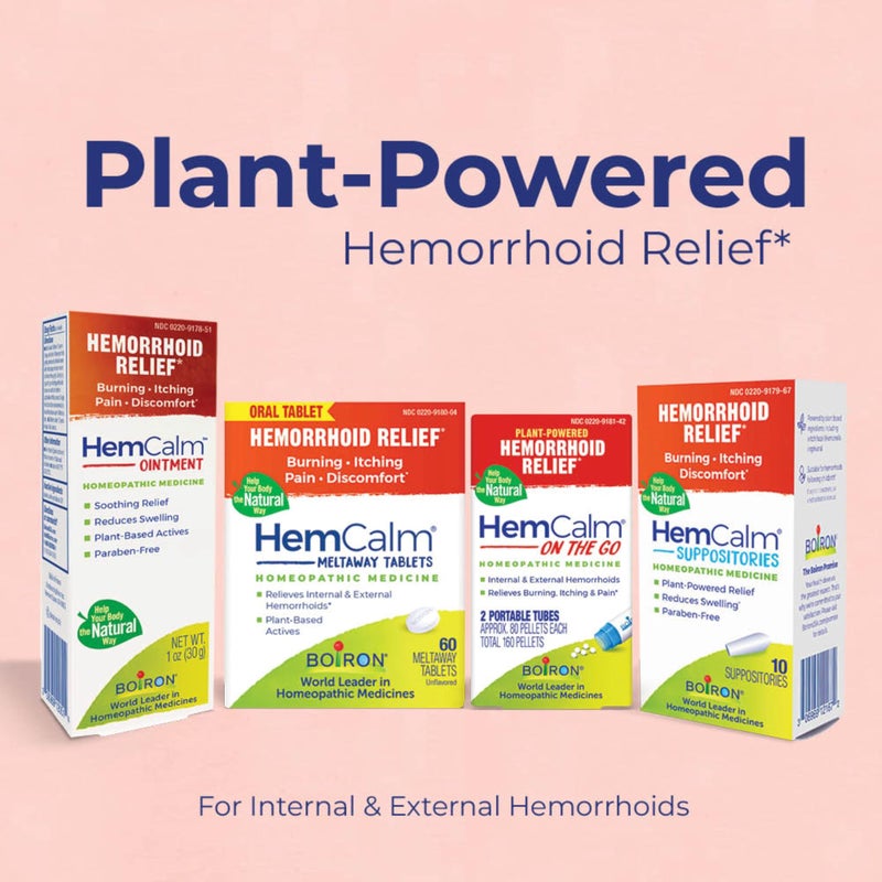 Boiron HemCalm Ointment for Hemorrhoid Relief of Pain, Itching, Swelling or Discomfort - 1 oz - Image 4