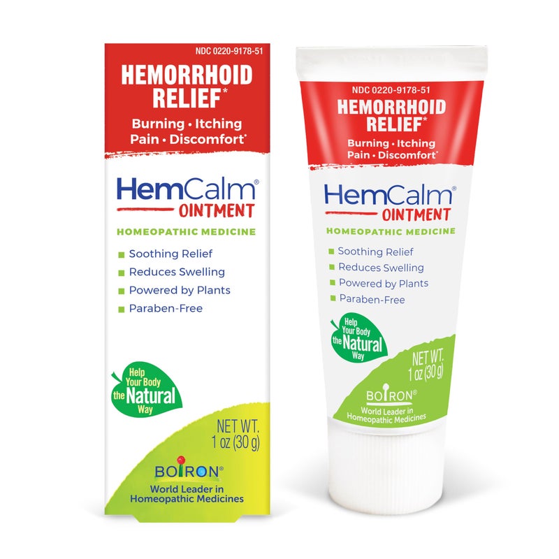 Boiron HemCalm Ointment for Hemorrhoid Relief of Pain, Itching, Swelling or Discomfort - 1 oz - Image 1