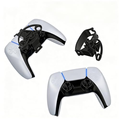 YSFVNP Steering Wheel Controller, Mini Steering Wheel for Controller, Controller Steering Wheel for PC and Gaming Game Accessories Silvery Grey - Image 3
