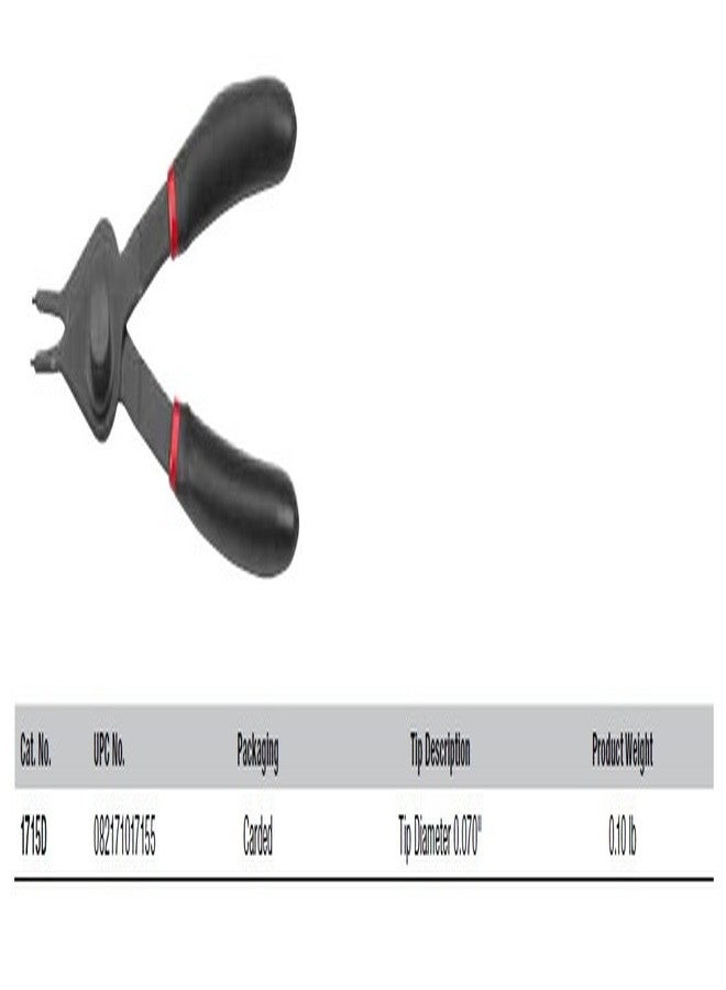 GEARWRENCH Fixed Tip Convertible Snap Ring Pliers - 1715D,Black - Image 3