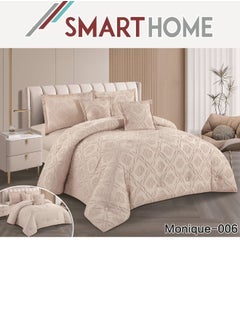 SMART HOME Comforter set for one person, two-sided mattress consisting of 4 pieces, comforter 4 pieces, 100% microfiber, comforter size 170 X230 cm  - Image 1