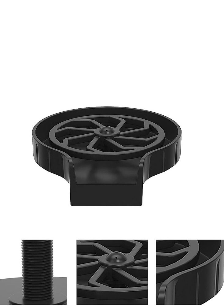 High-Pressure Glass Rinser | Cup Washer Automatic - Automatic Cup Rinser for Sink, Bar Glass Rinser, Quick Cup Washer for Kitchen Sinks (Cup Washer+black Slot+80cm Hose)  - Image 2