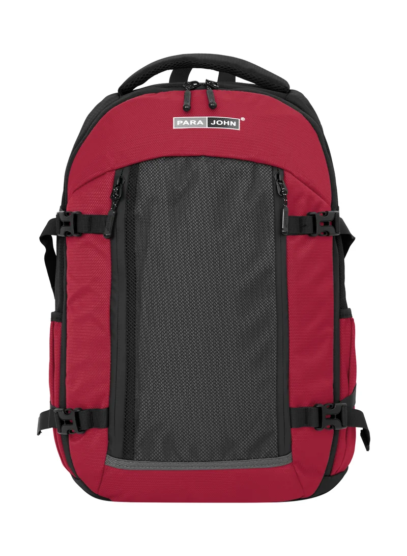 بارا جون Parajohn 18 Inch School Backpack for Boys and Girls, Waterproof Polyester Laptop Bag with Multiple Compartments, Water Bottle Holder and Spine Support Straps