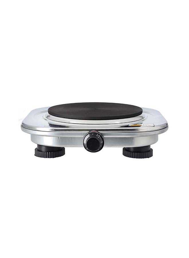 GEEPAS Stainless Steel Single Hot Plate Indicator Light Adjustable Temperature Control Overheat Protection2 Years Warranty Non-Slip Feet Auto Thermostat Hot Plate for Kitchen Camping 1500 W GHP32023 Silver - Image 2