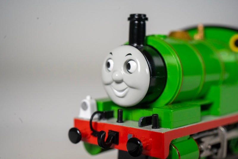 Bachmann Trains - THOMAS & FRIENDS PERCY THE SMALL ENGINE w/Moving Eyes - HO Scale,unisex-children, Black, 0.5 Liters