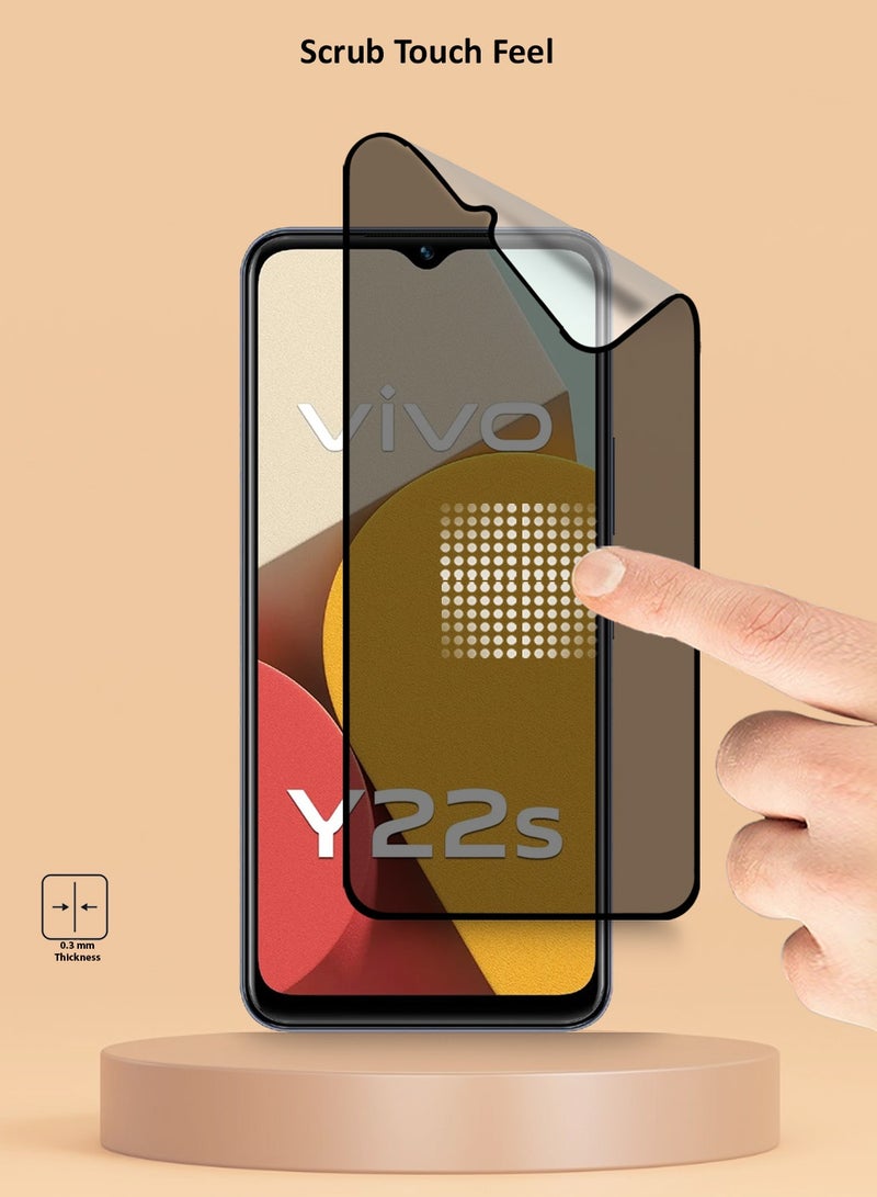 Techie واقي شاشة من السيراميك غير اللامع للخصوصية لهاتف Vivo Y22 / Y22s - Image 3