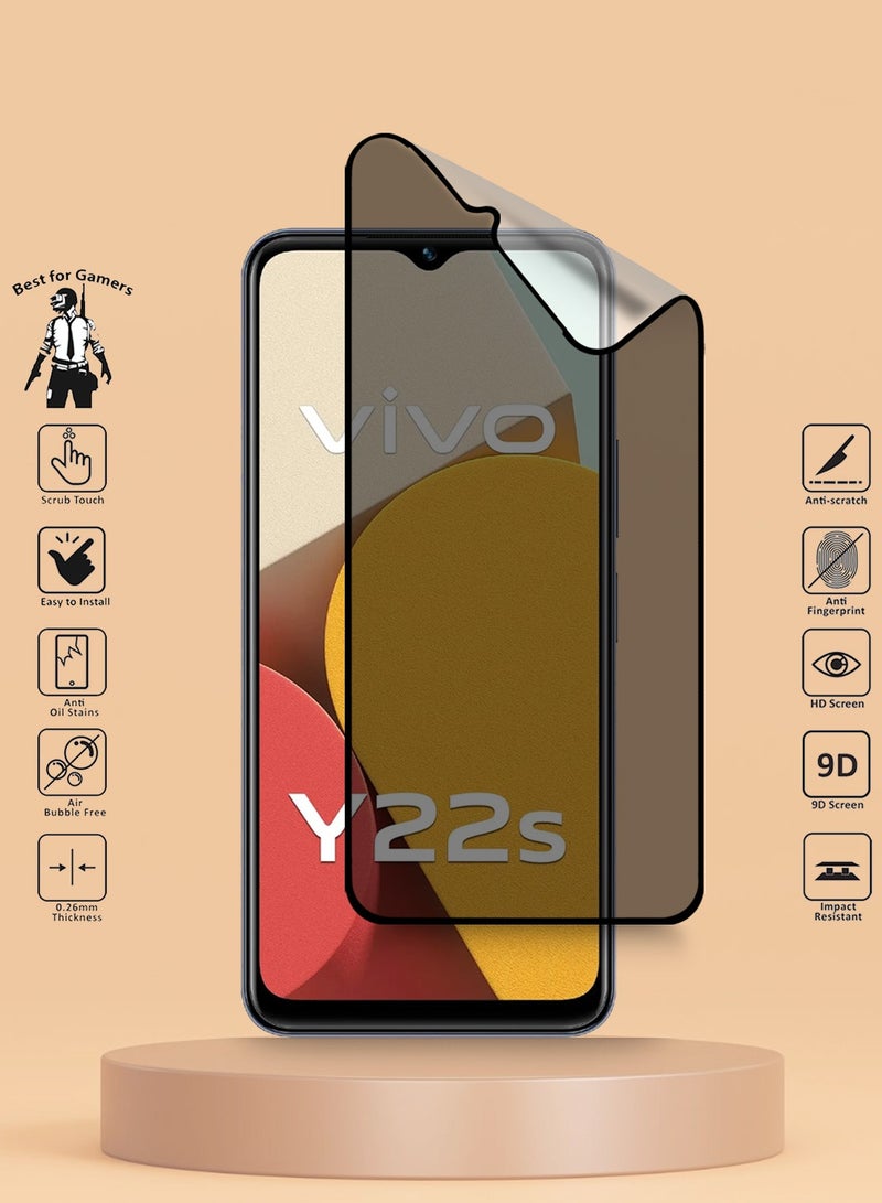 Techie واقي شاشة من السيراميك غير اللامع للخصوصية لهاتف Vivo Y22 / Y22s - Image 2