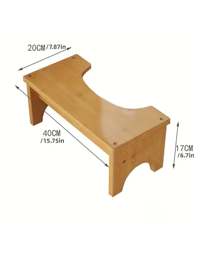 Heavy Duty 400 Lbs Capacity Bathroom Toilet Stool Horse Bucket Stool Extra Tall 7 Inch Non Slip Wooden Step Stool Easy Assembly Suitable For Adults Hotels Or Spas Modern Bathroom Decor Raised Elevated Toilet Seat For Elderly Disabled - Image 4