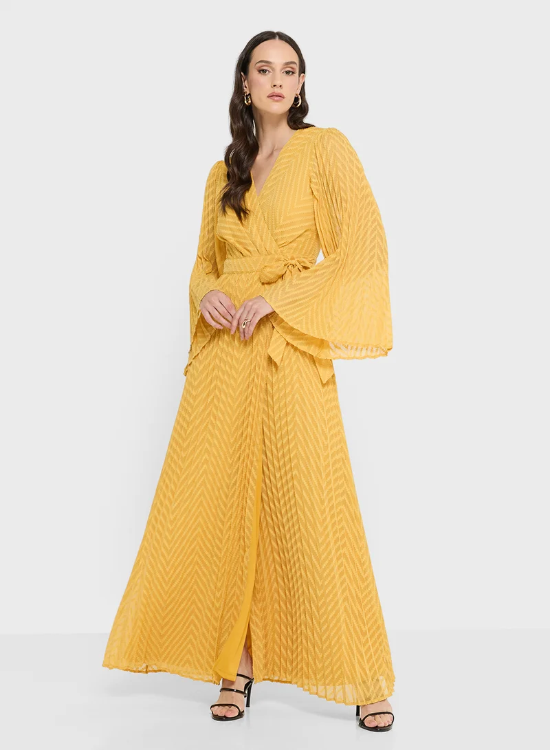 TFNC Romina Side Slit Maxi Dress