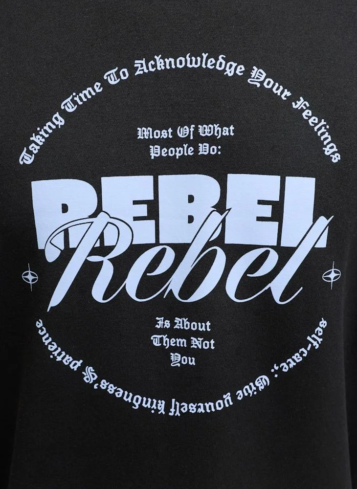 JJ Rebel Bgray Crew Neck Sweatshirt