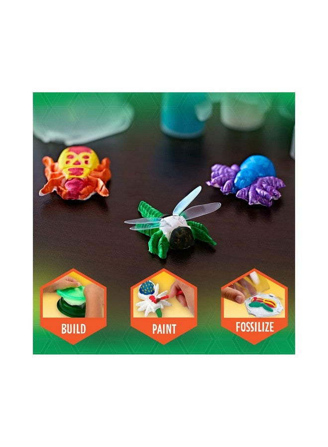 Crayola Metallic Clay Art Kit with Paints, Fossil Molds, Gift for Kids, Ages 7, 8, 9, 10 - Image 5