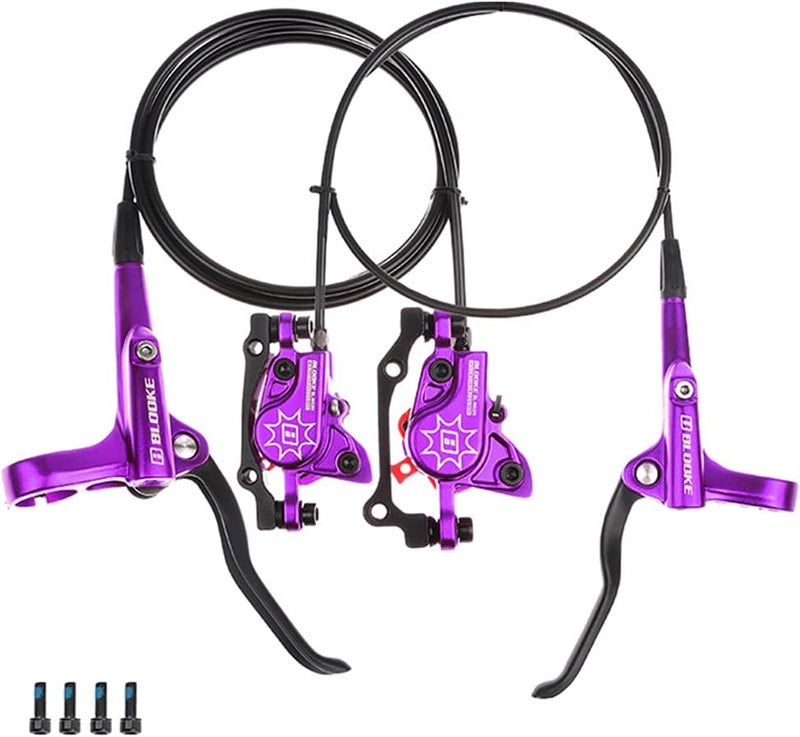 كلاراكو طقم فرامل قرصية هيدروليكية للدراجات الجبلية والطرق، فرامل قرصية هيدروليكية أمامية، فرامل يمين ويسار، نظام فرامل قرصية هيدروليكية، طقم مقابض فرامل - Image 3