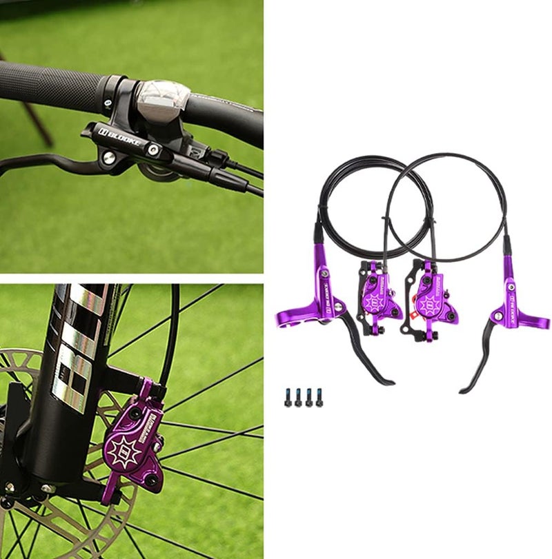 كلاراكو طقم فرامل قرصية هيدروليكية للدراجات الجبلية والطرق، فرامل قرصية هيدروليكية أمامية، فرامل يمين ويسار، نظام فرامل قرصية هيدروليكية، طقم مقابض فرامل - Image 2