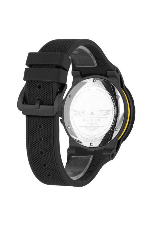 BLADE Marquis Speed 3669G5NNN SS & Silicone Strap Multifunction Men's Watch - Image 4