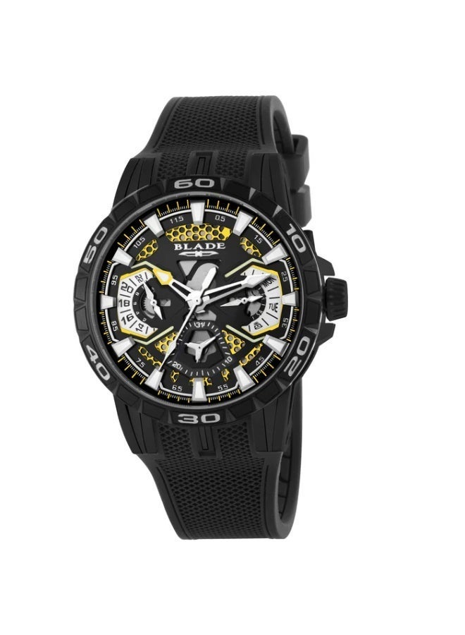 BLADE Marquis Speed 3669G5NNN SS & Silicone Strap Multifunction Men's Watch - Image 1