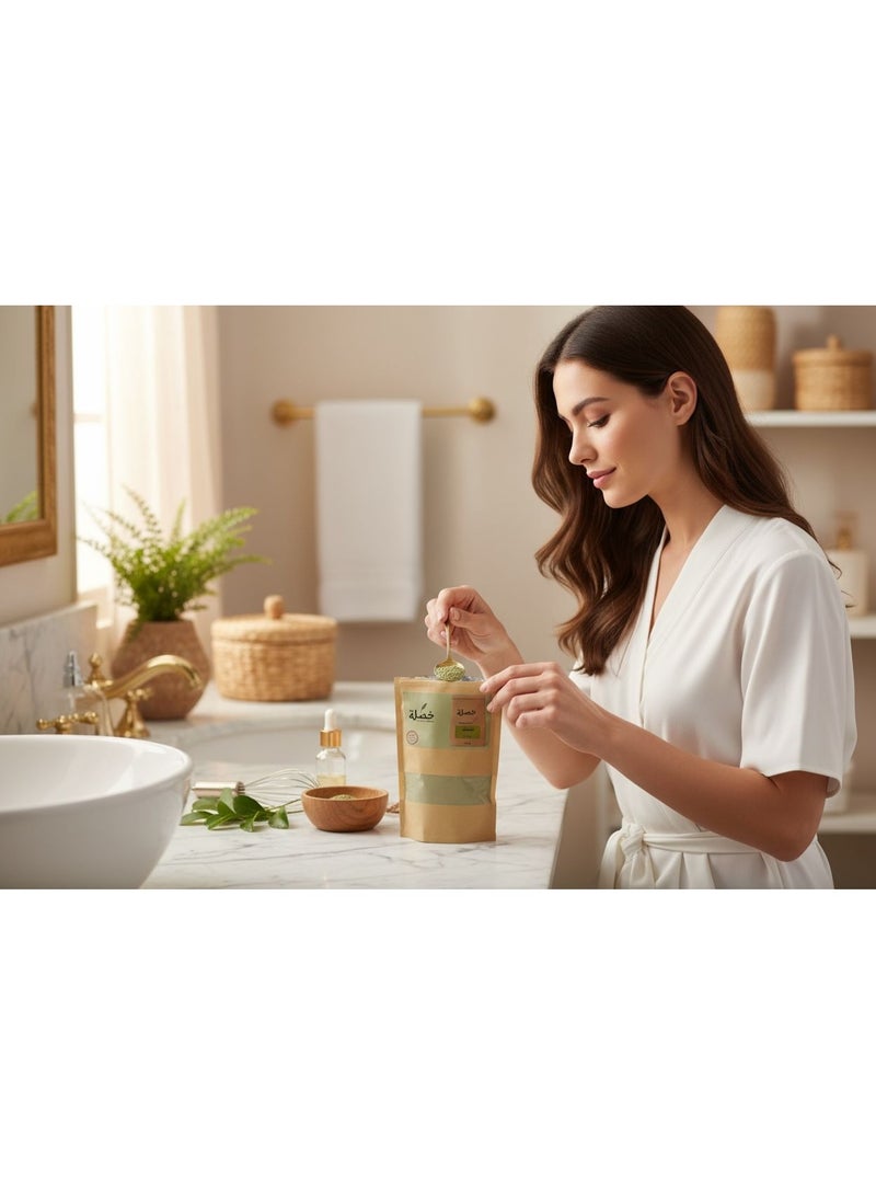 Khusla Organic Madina Sidr 1000g – 100% Natural Hair Cleanser for Deep Scalp Purification, Nourishing Roots, Strengthening Hair, and Boosting Shine - Image 4