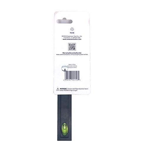 Swanson Tool Co. , Inc Swanson Tool Co TS150 8 inch Sliding T-Bevel with Stainless Steel Rule, Bubble Vial, Composite Handle and Brass Fittings - Image 4