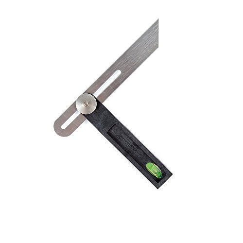 Swanson Tool Co. , Inc Swanson Tool Co TS150 8 inch Sliding T-Bevel with Stainless Steel Rule, Bubble Vial, Composite Handle and Brass Fittings - Image 2