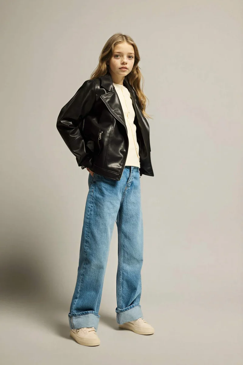 DeFacto Girl Straight Fit Large Jeans