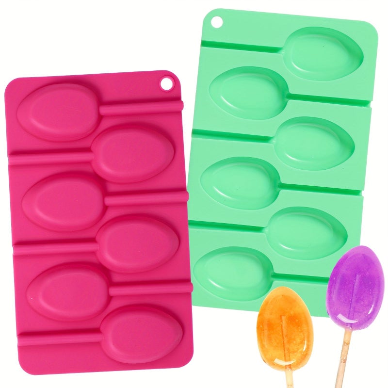 Silicone Mold For Making Bear Honey Spoon Lollipops 2pcs Dishwasher Safe - Image 1