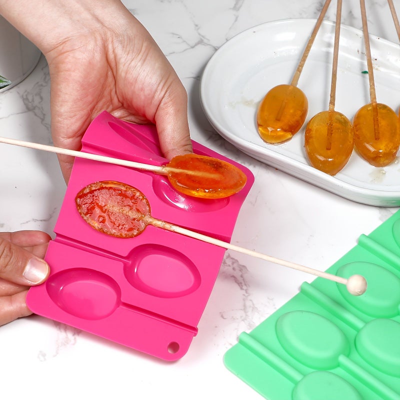Silicone Mold For Making Bear Honey Spoon Lollipops 2pcs Dishwasher Safe - Image 5